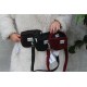 Sweetpea Corduroy mini bum bag black